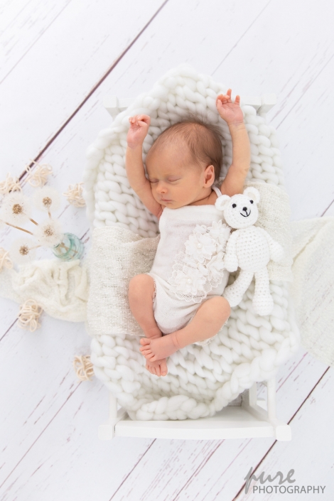 Babyfotografin Graz, Müdes Baby, Newbornshooting Steiermark